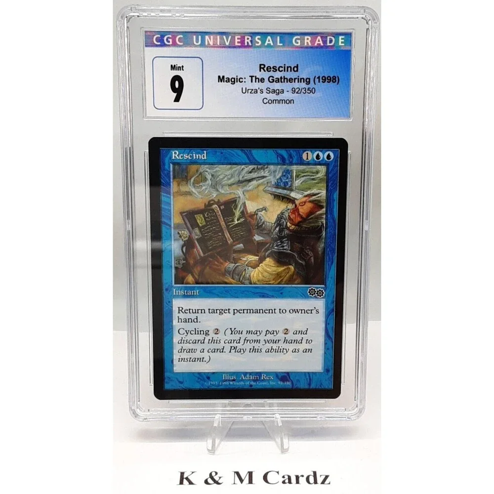 Rescind - Urza's Saga - MTG - Graded - CGC 9.0
